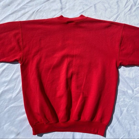 Y2K Red Mickey Mouse Disney Sweatshirt - Picture 2 of 13